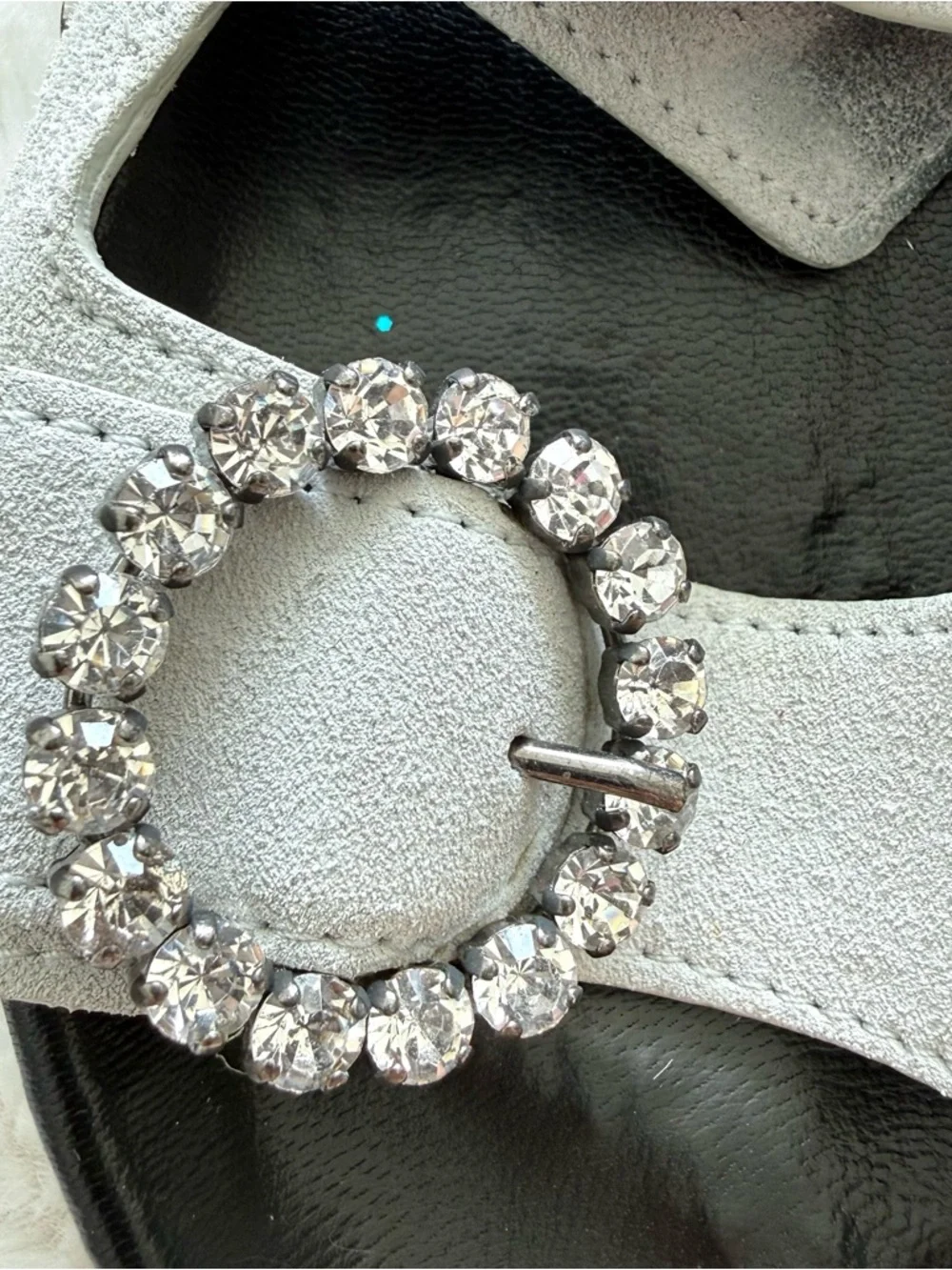 Isabel Marant women suede sandals with crystals size 36 EU Authentic - Picture 2 of 10